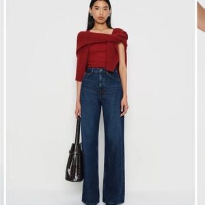 Reformation Cary High Rise Slouchy Wide Leg Jeans